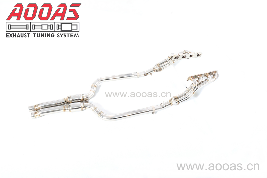 Mercedes Benz W204 C63 All SS304 / Cat (With Cat) Manifold+Front Pipe